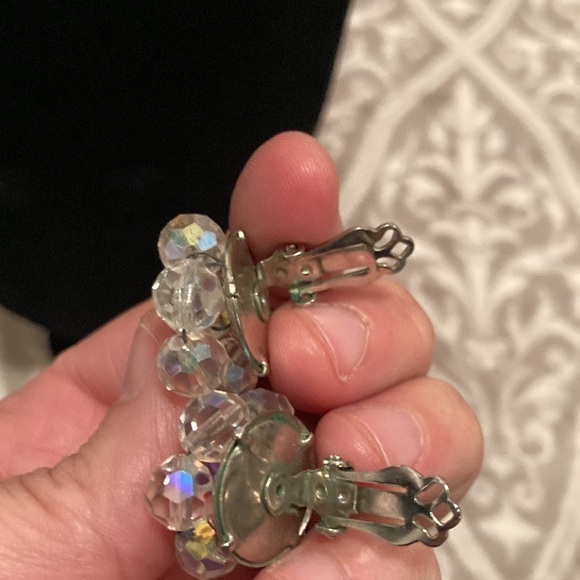 Vintage Crystal Chocker Necklace Earrings - Picture 4 of 7